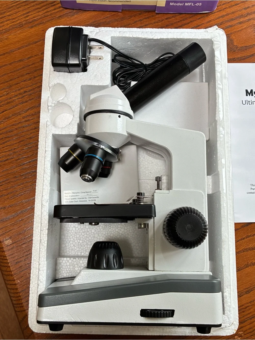 Ultimate Microscope (MFL-05) by My First Lab, LIKE NEW,  Child’s Learning Toy
